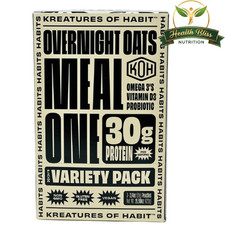 Kreatures of Habit MEAL ONE Plant-Based Protein Meal Replacement 7 Pack Variety