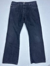 VTG Y2K Levi  s 517 Boot Cut Jeans Men  s 34x30 Fits 34x29.5 Black Cowboy Western