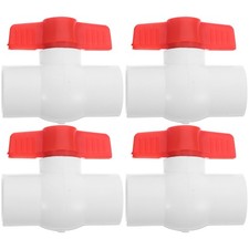 4 Pcs PVC Valve 2 Way 32 mm Water Shut Off Valves For Purifier Systems