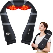 Neck Massager with Heat - Back and Neck Massager for Pain Relief Deep Tissue Shi