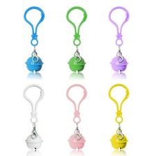 6PCS Pet Bells for Dog and Cat Collars Multi Color Charm Accessories