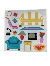 Vintage Mrs Grossman’s Furniture Decor 2 Sticker Sheets Scrapbooking 