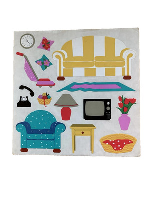 Vintage Mrs Grossman s Furniture Decor 2 Sticker Sheets Scrapbooking 