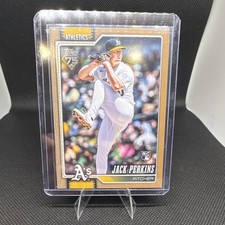 Topps 2026 Series 1 Rookie Jack Perkins Oakland Athletics #206 Baseball Card