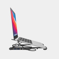 USB C Laptop Docking Station Stand 8-in-1 Hub 4K HDMI Ethernet MacBook PC
