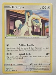 Drampa 119/163 Rare Battle Styles Pokemon TCG