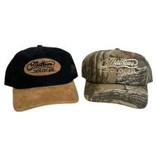 Mathews Archery Solocam Hat Cap Lot of 2 Snapback Strapback Vintage USA 90s Camo