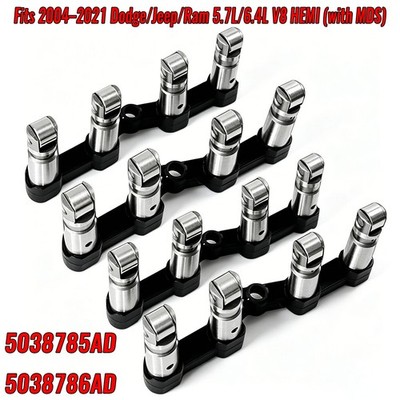 16x MDS Front + Rear Hydraulic Lifters For 2004-2021 DODGE JEEP RAM 5.7L 6.4L V8