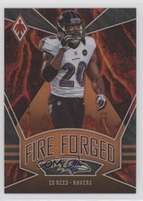 2020 Panini Phoenix Fire Forged Orange 14/99 Ed Reed #2 HOF y8h