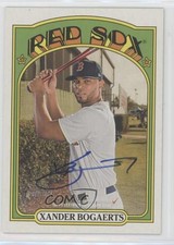 2021 Topps Heritage High Number Real One Auto Xander Bogaerts #ROA-XB Auto 0f5t