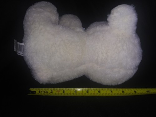 Kellytoy White Sheep with Blue Ribbon 9 inch Soft Plush Stuffed Animal - Picture 8 of 8