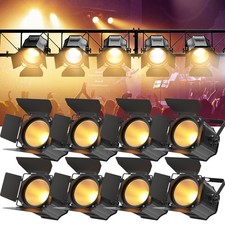 COB LED Par Light 200W DMX512 2in1 Bi-Color Stage DJ Wedding Theater Lighting