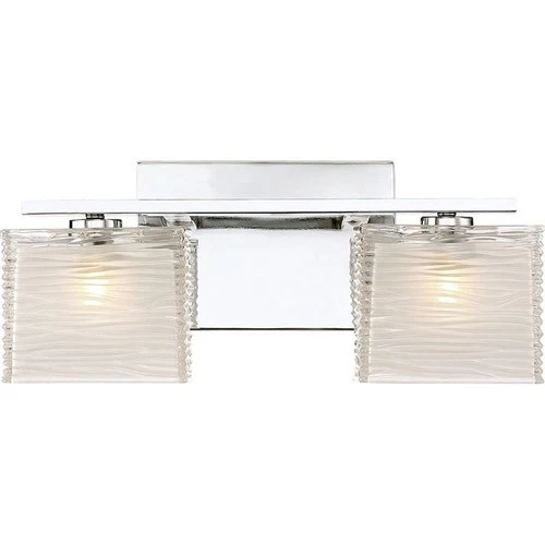Westcap - 2 Light Transitional Bath Vanity - 6.75 Inches high-Brushed Nickel - Picture 5 of 7