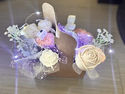 Handmade Candles Flowers Bouquet