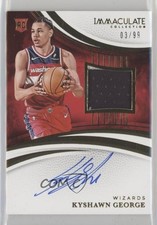 2024-25 Panini Immaculate Rookie 3/99 Kyshawn George #136 Patch Auto 1b7p