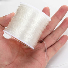 1 Roll Transparent Elastic Cord for Jewelry Making DIY Crafts - NEW