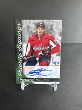 2017-18 Parkhurst PRIORITY SIGNING AUTO #PS-MB Madison Bowey CAPITALS 3/75 EX/NM