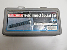 Craftman 919450 Impact Socket Set 12pc. 12 Drive Metric Vintage Craftman 919450 Impact Socket Set 12pc. 12 Drive Metric Vintage