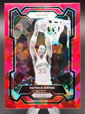 2024 Panini Prizm DPs Basketball #20 Patrick Ewing (Hoyas) Red Ice Prizm