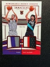 2022 Immaculate Keegan Murray Shaedon Sharpe Dual Rookie 3 COLOR Patch 24/25