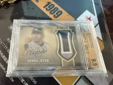 BGS 9.5 2017 Topps Dynasty Derek Jeter Patch Auto /5 Yankees