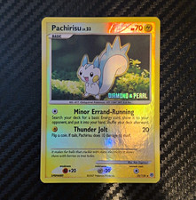 Pokemon TCG Pachirisu Diamond & Pearl Holo Rare #35/130 English HP70 2007 on eBay