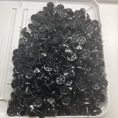 Lot of 400 Security black/Disc Pins - Anti Theft Retail Equipment(PINS ONLY)
