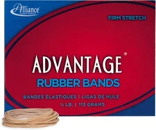 Alliance Rubber 26169 Advantage 1/4 Pound 2 1/2 x 1/16 inches, Beige 