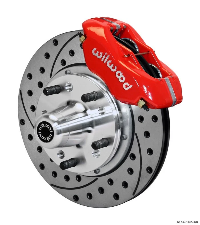 Wilwood 140-11020-DR, Kit FDL Disco Frontal 11 pulgadas Rotr E-Body Perforado Rendimiento Pa Foto 4 de 4
