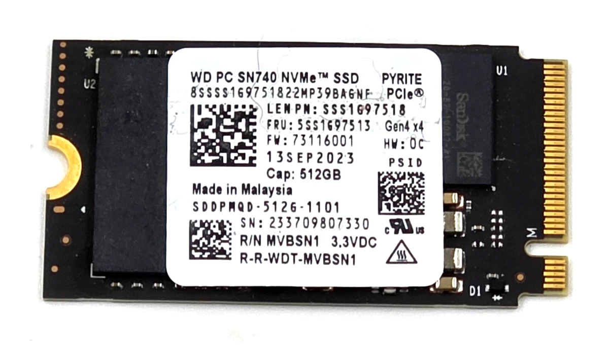 Western Digital M.2 Interface 512 GB Solid State Drives for sale