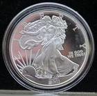 Walking Liberty Eagle 1 Troy Ounce .999 Silver Round Encapsulated