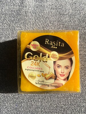 Savon à L'or 24K Et Collagène - Soin Nettoyant Anti-âge - Neuf Sous Emballage