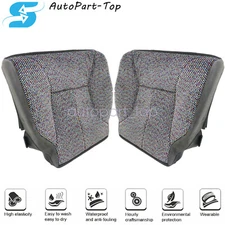 For 1998-2002 Dodge Ram 1500 2500 3500 Driver Passenger Bottom Cloth Seat Cover