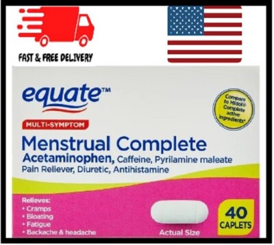 Equate Menstrual Complete Max Strength **Compare To Midol Complete