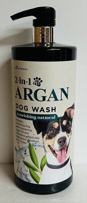 Pure Botanica 2-in-1 Nourishing Dog Wash with Oatmeal & Argan Oil 32 fl oz