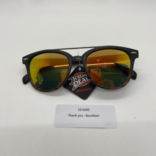 Mops Damen Retro Sonnenbrille Katzenauge getönt verspiegelte Regenbogengläser - Bild 11 von 11
