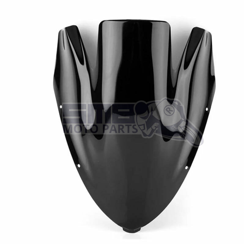 Bulle sport SMB Moto Parts pour Kawasaki ER6F 2005 à 2008 noir fumé