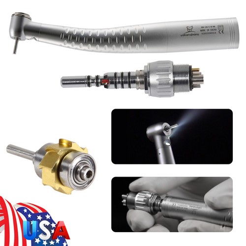 1-5 Dental Fiber Optic Handpiece High Speed / Cartridge Rotor /6H Quick Coupler - Picture 5 of 30