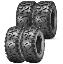 Set 4 ATV UTV Tires 25x8-12 25x10-12 6PR Heavy Duty 25x8x12 25x10x12 All Terrain