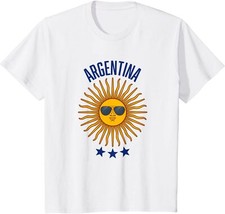 Argentina Three Stars Champion Word Cup Funny Gift Youth Unisex T-shirt