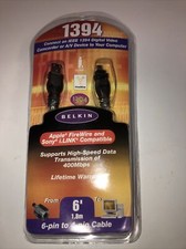 vintage 6 ft cable to connect 6 pin to a 4 pin cable. 0227