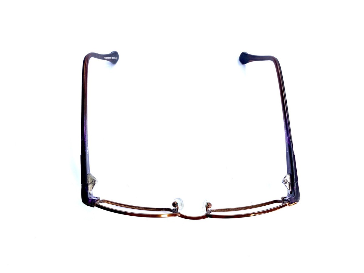 Morel France Koali 6306K Blue Copper Rectangular Eyeglass Frames 51-17-140 21566 NEW MOREL KOALI 20020K BB12 BLUE AUTHENTIC EYEGLASSES 52-18  main image 4