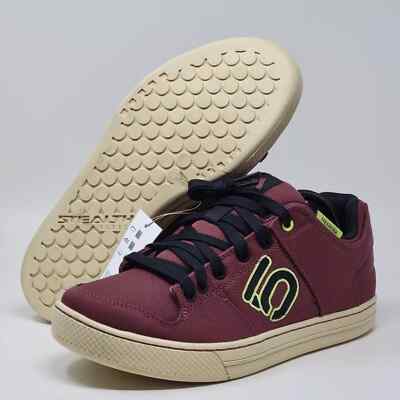 Adidas Five Ten 5.10 Freerider Canvas Burgundy Mountain Bike Shoes Womens Sz 8.5