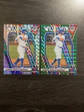 Cody Bellinger (2) 2021 Mosaic Will To Win Silver & Green Prizm #WTW1 