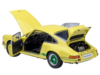PORSCHE 911 CARRERA 2.7 RS LIGHT YELLOW 1/18 MODEL CAR BY AUTOART