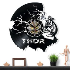 Thor Vinyl Record Wall Clock Gift Surprise Ideas Friends Birthdays Decor Art