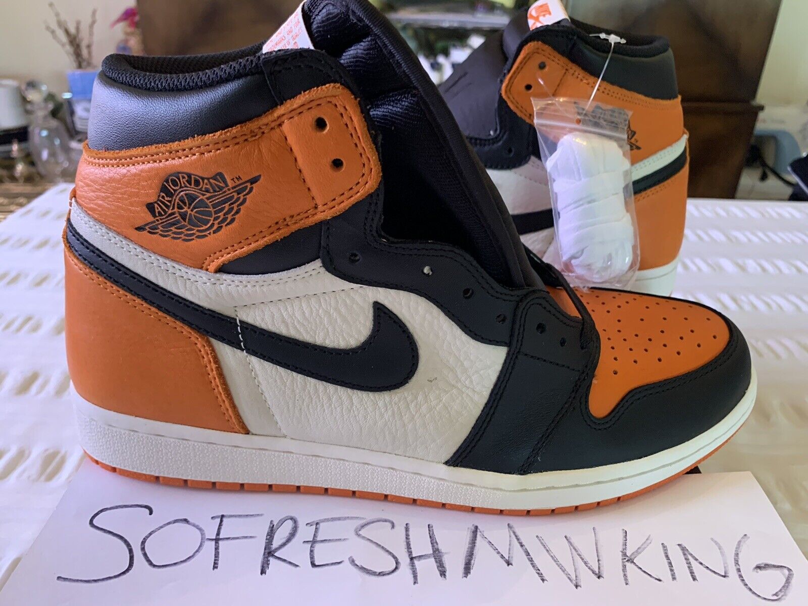 Nike Air Jordan 1 Retro High OG SHATTERED BACKBOARD Sz 11.5! 555088 005  Hyper