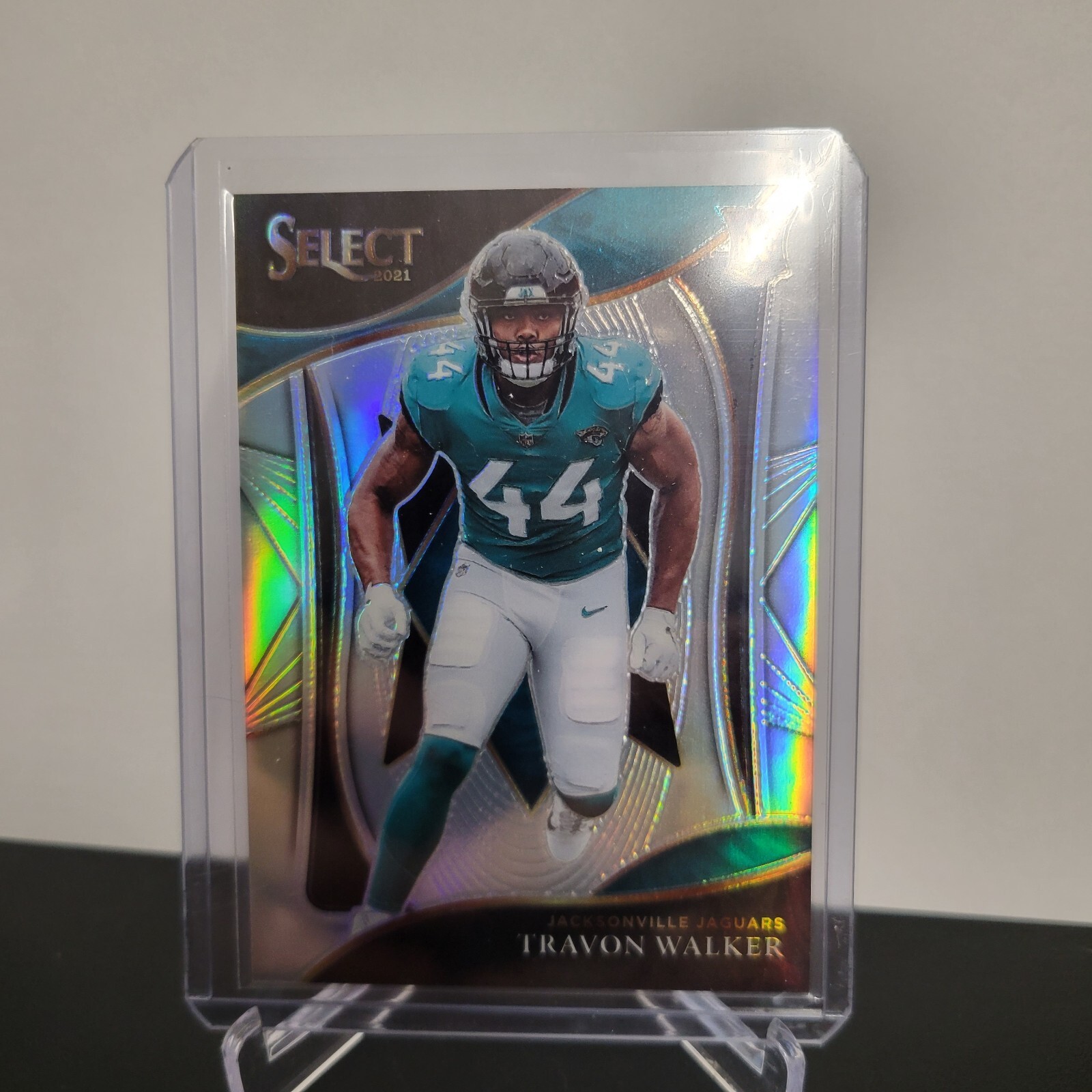 2021 Select Travon Walker 2022 XRC SP Silver Prizm Rookie RC #418 Jaguars clean