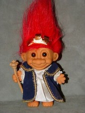 Troll Doll 4 1/2" Russ King Red Hair