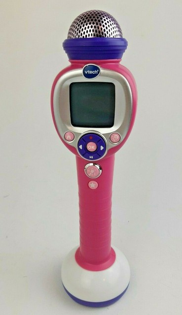 vtech kidi star music magic microphone blue